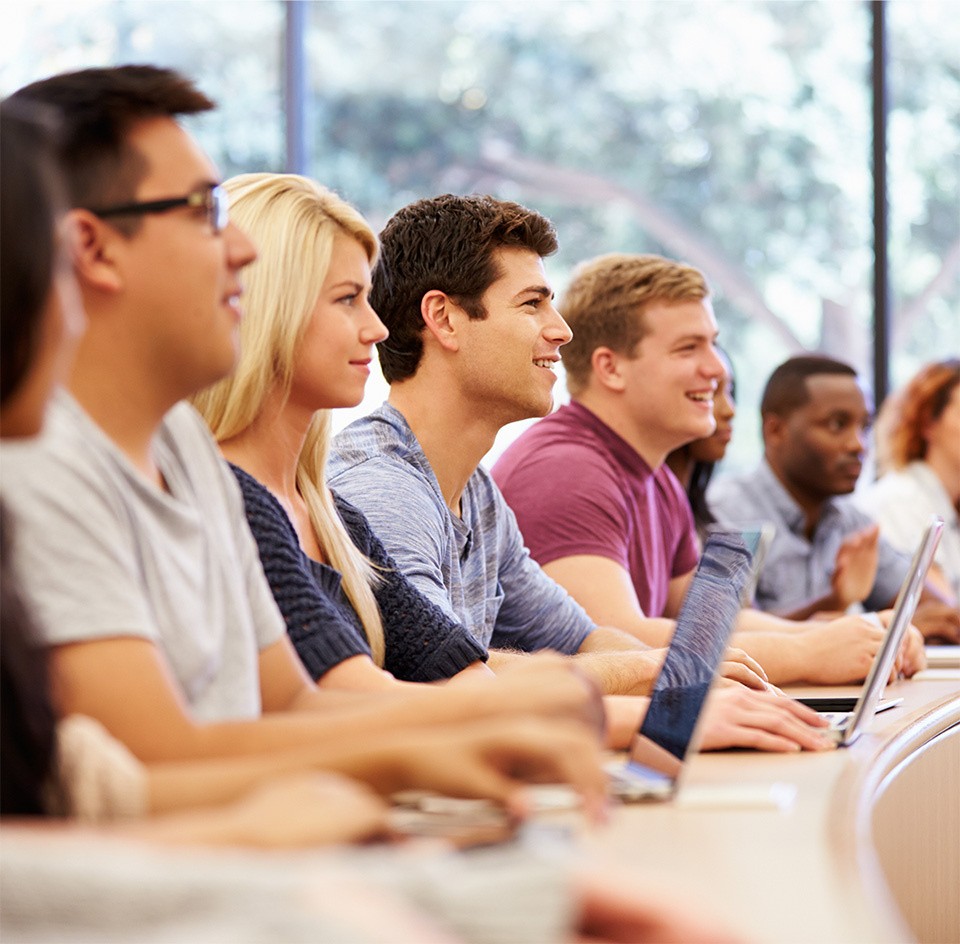 Une classe d'étudiants