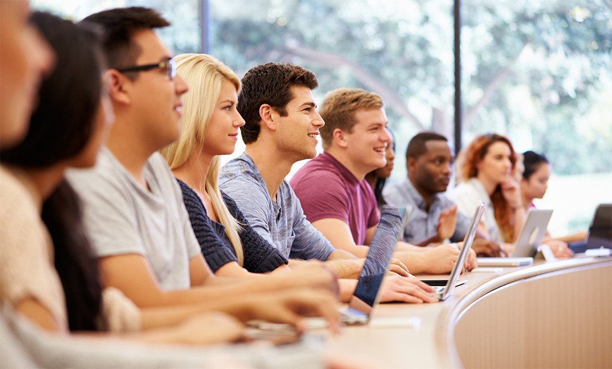 Une classe d'étudiants