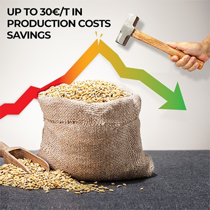 Soya bag with a curve at the back