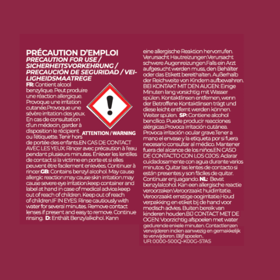 Précautions d'emploi du produit Savon originelle Paskacheval